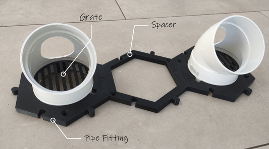 Nose Work Scent Imprinting Tool - Spacer / Pipe Fittings / Grate only